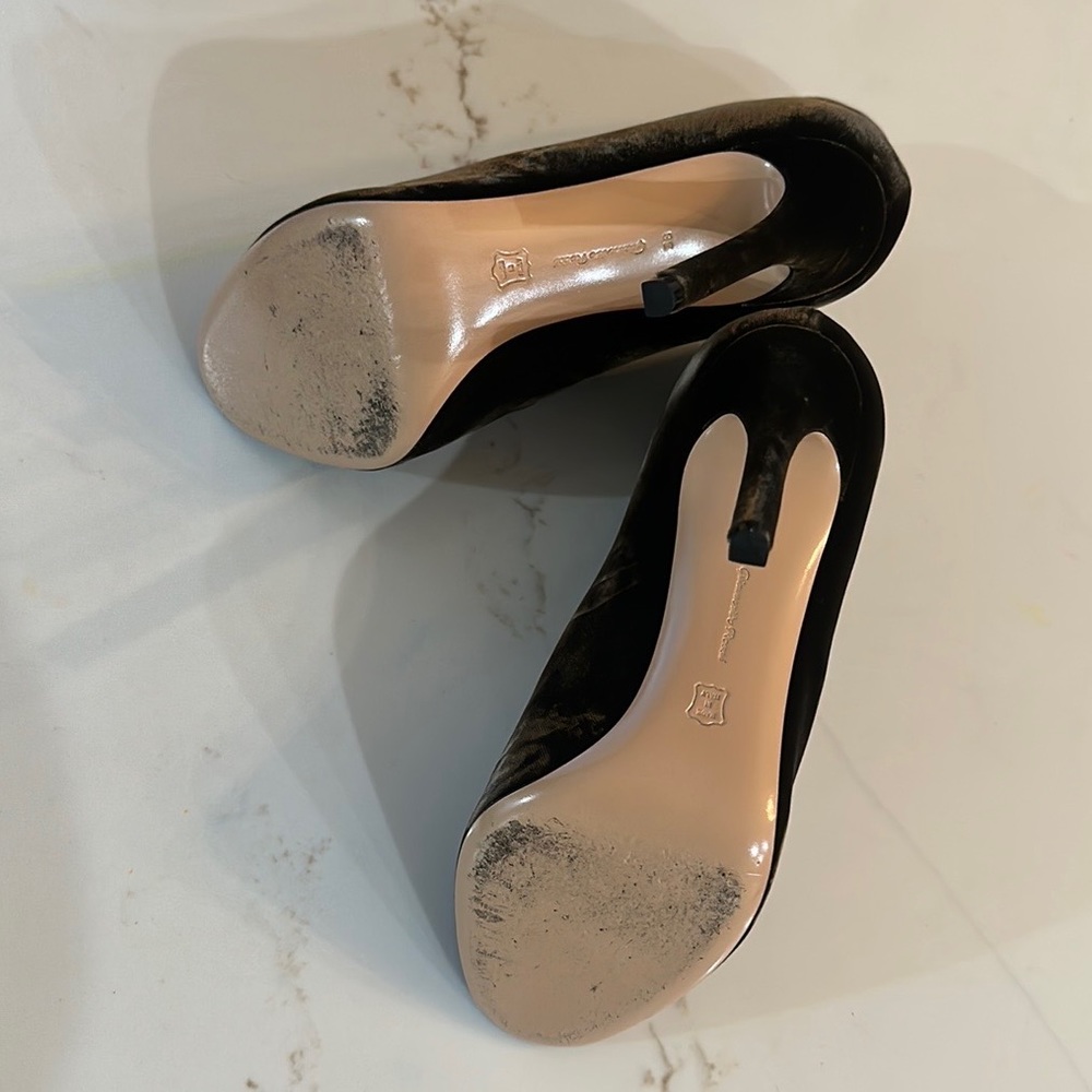 GIANVITO ROSSI Miral  Velvet Ankle Boots - Picture 9 of 9